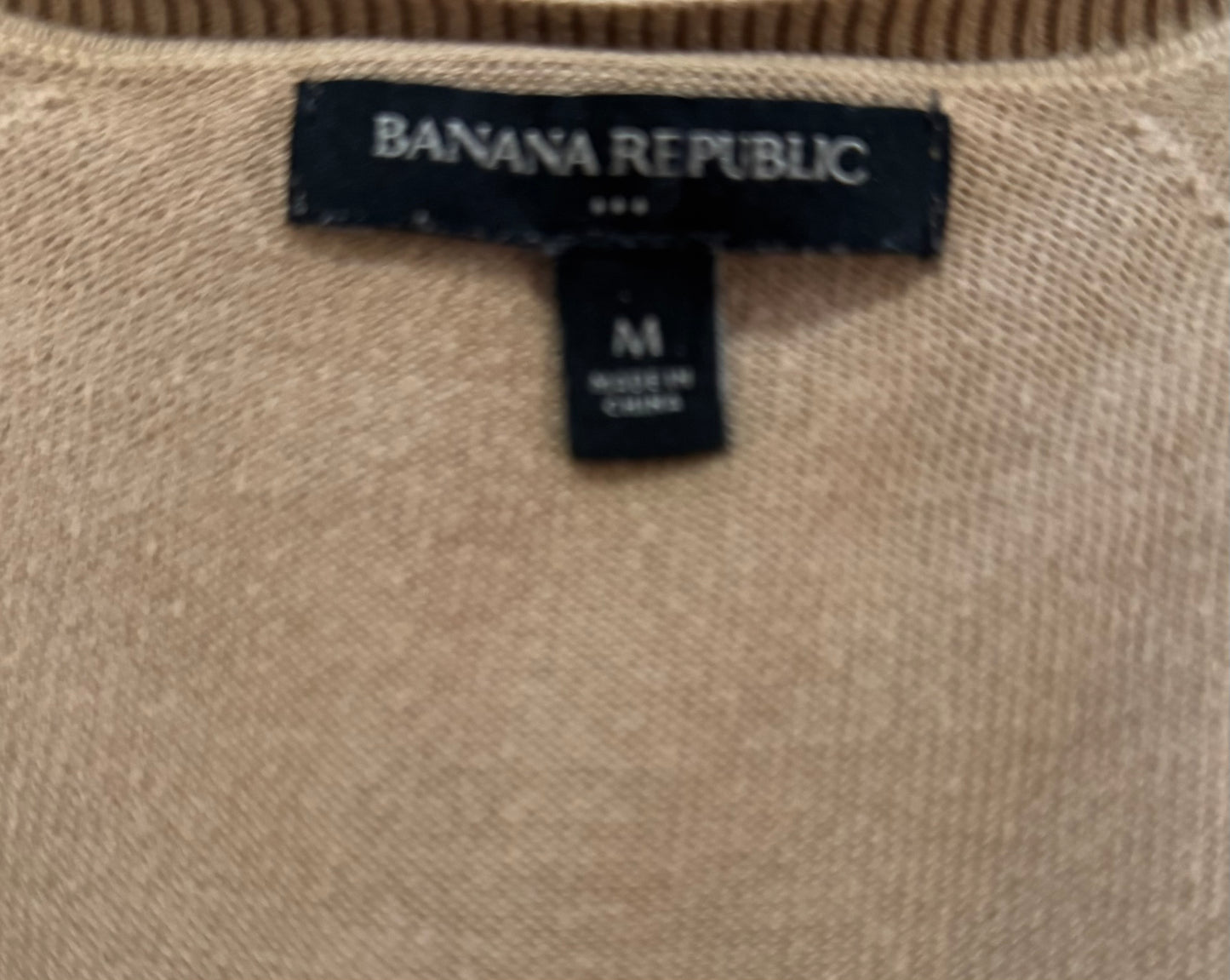 Banana Republic Tan Cardigan Sweater