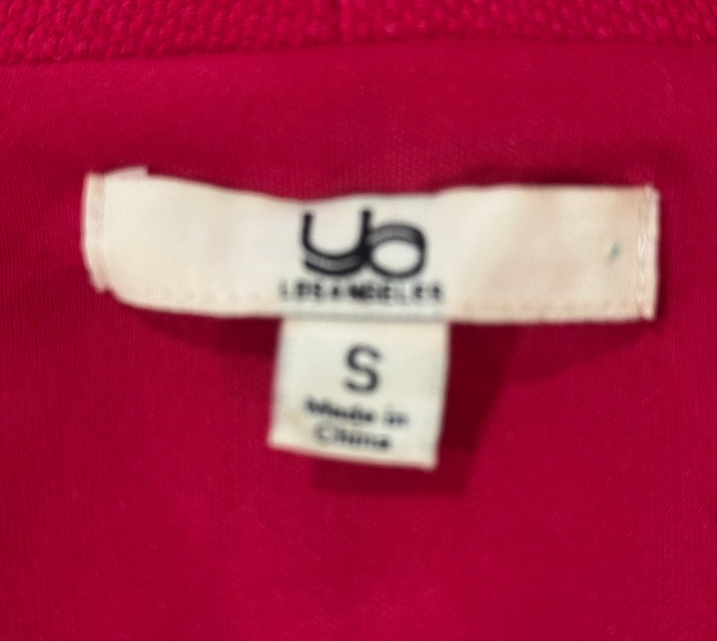 UB Los Angeles Rose Red Draped Jacket