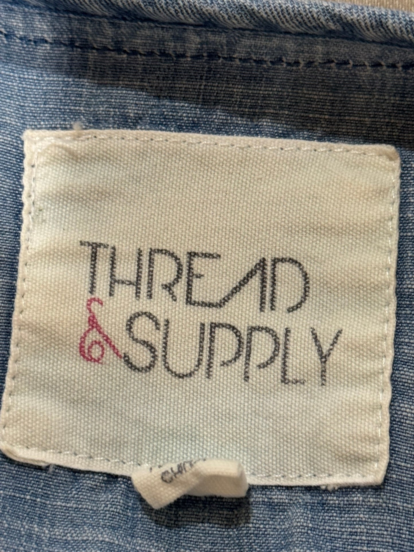 Thread & Supply Light Blue Denim Top