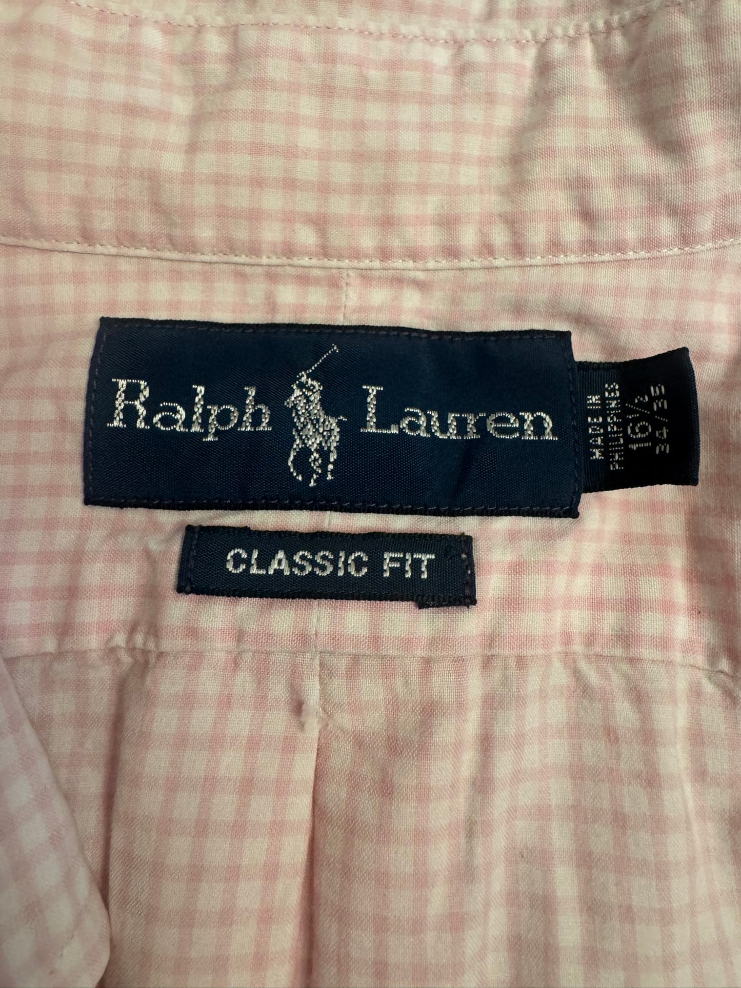 Ralph Lauren Pink Gingham Shirt