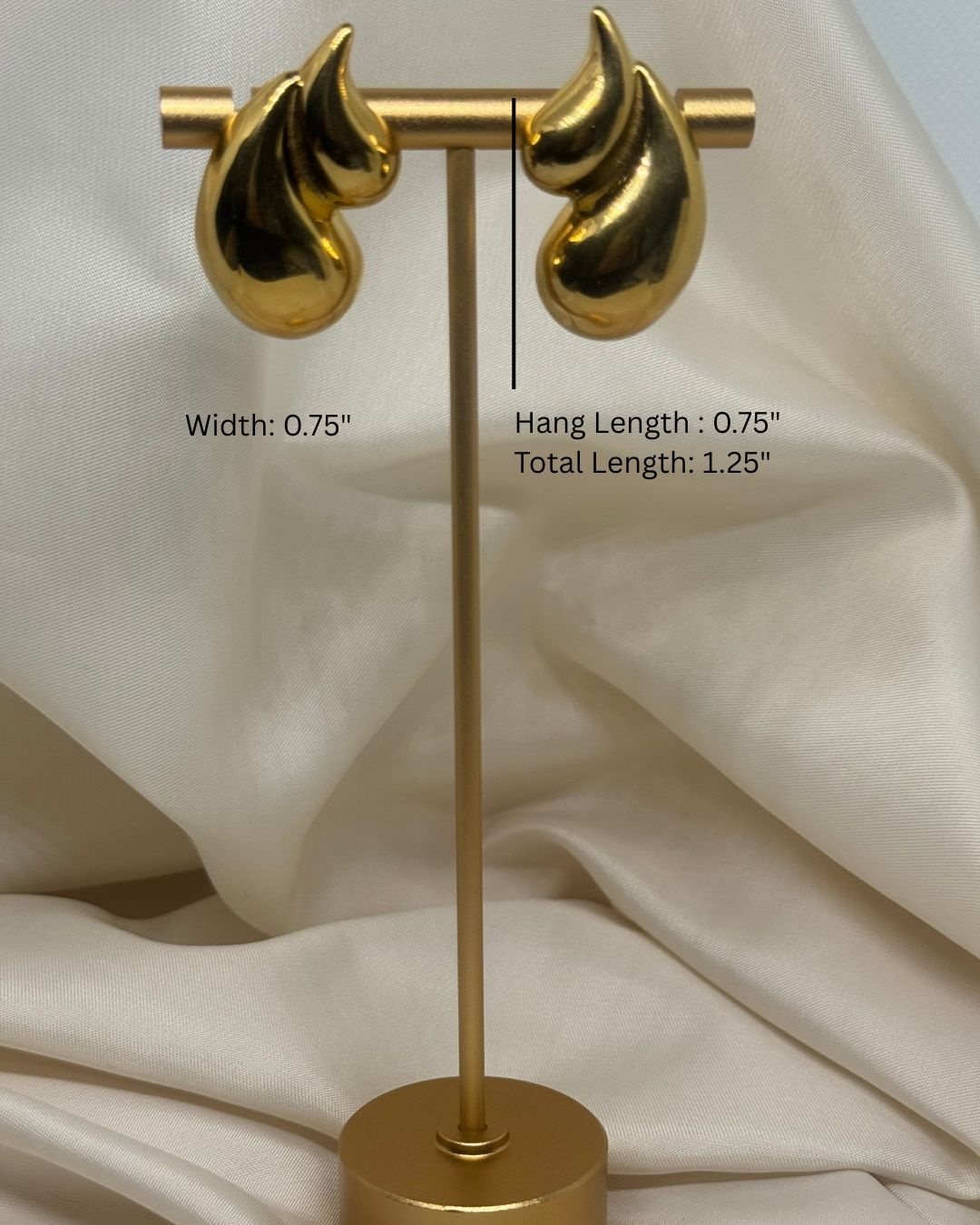 Chunky Two Drops - Gold