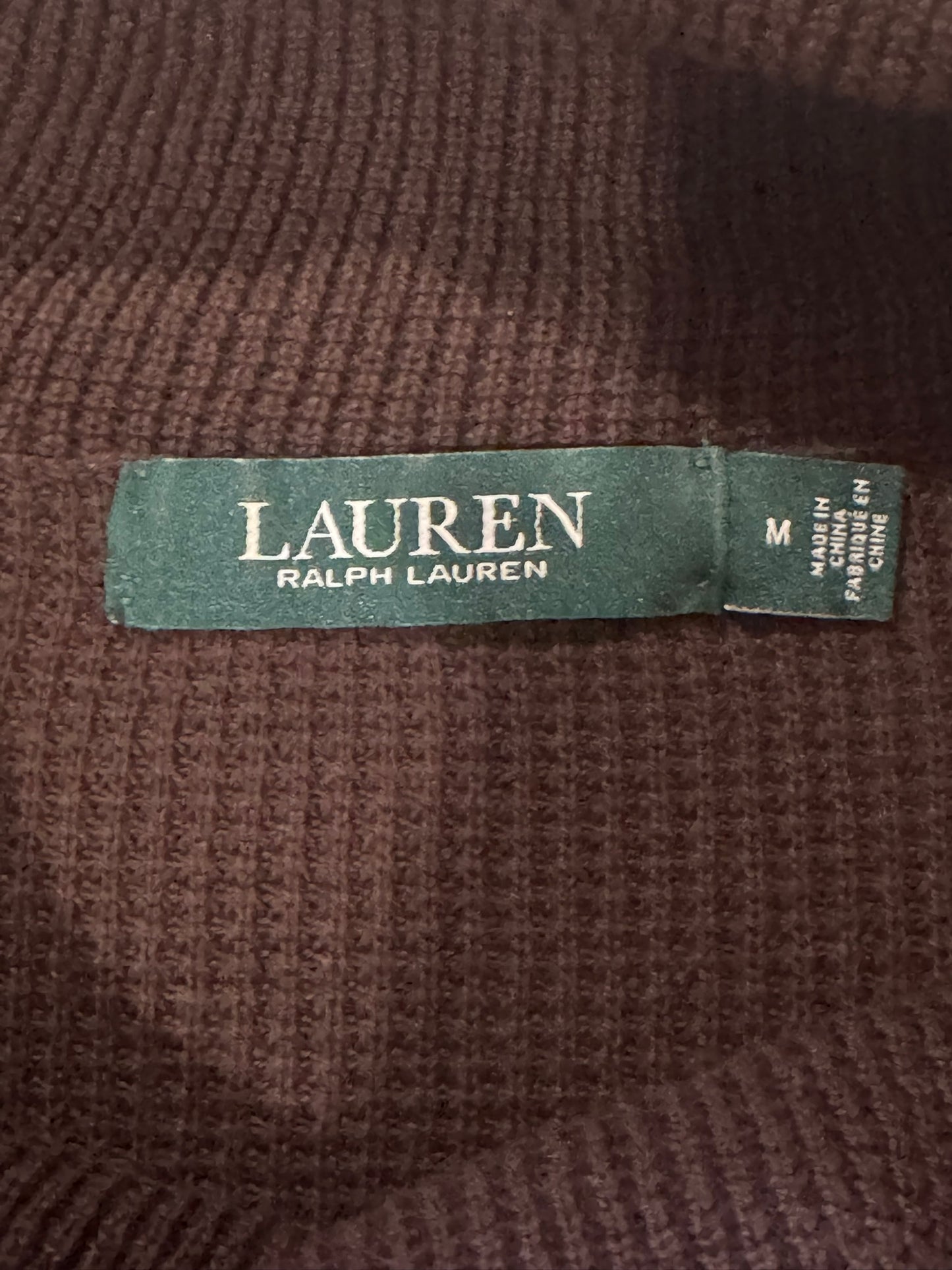 Lauren by Ralph Lauren Brown Turtleneck Sweater