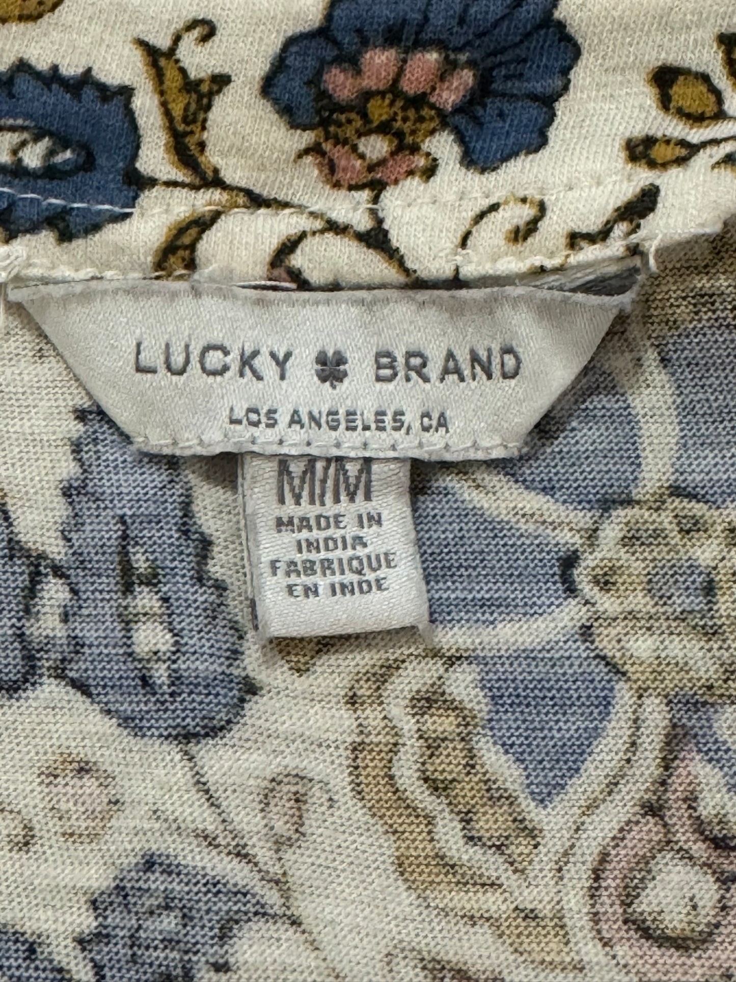 Lucky Brand Floral Print Top