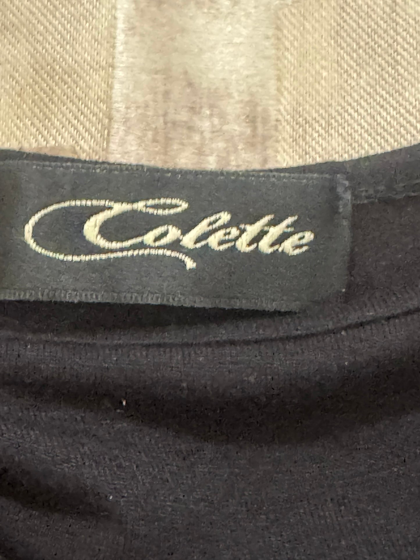 Colette Black Keyhole Blouse