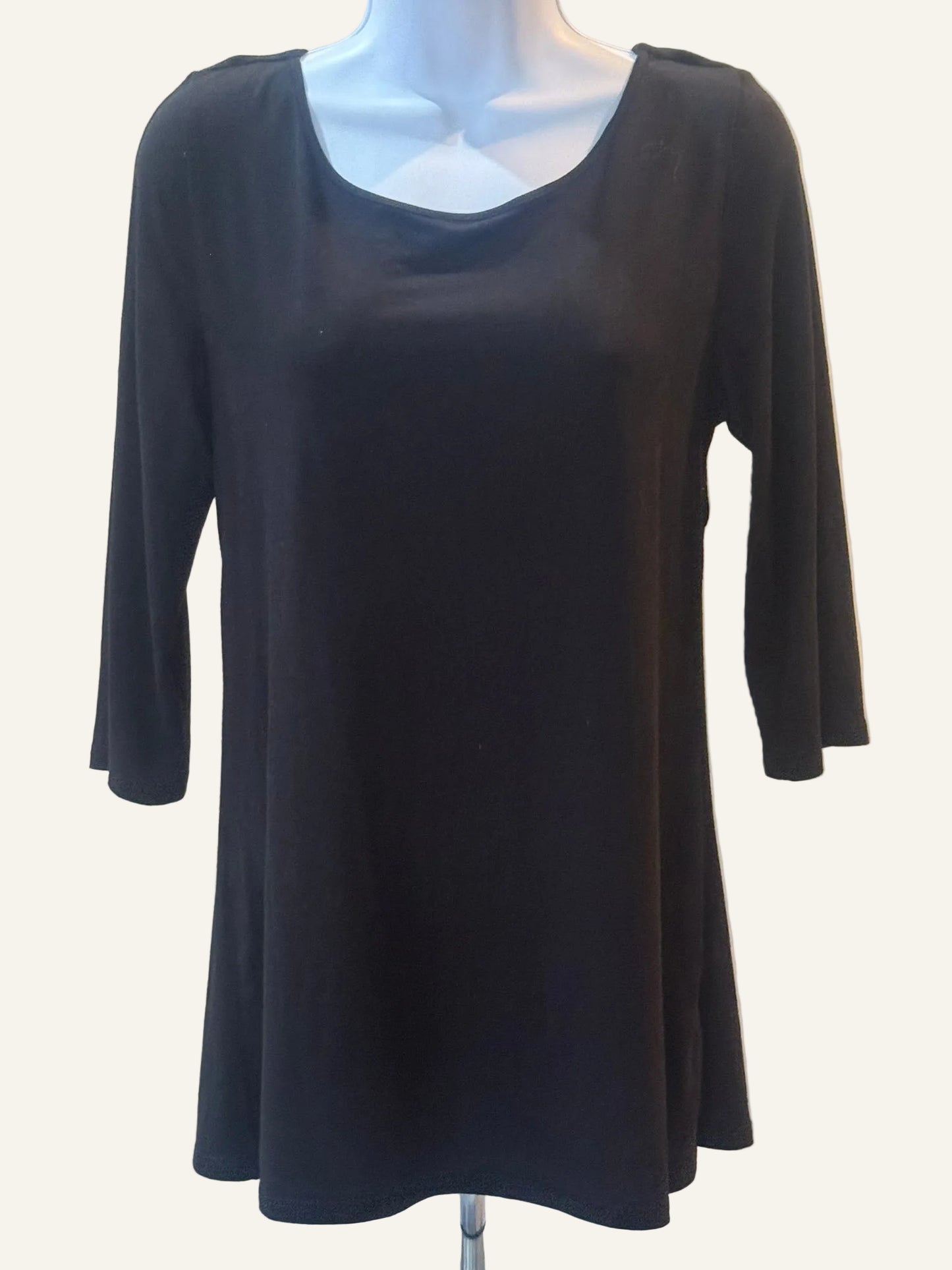 Colette Black Keyhole Blouse