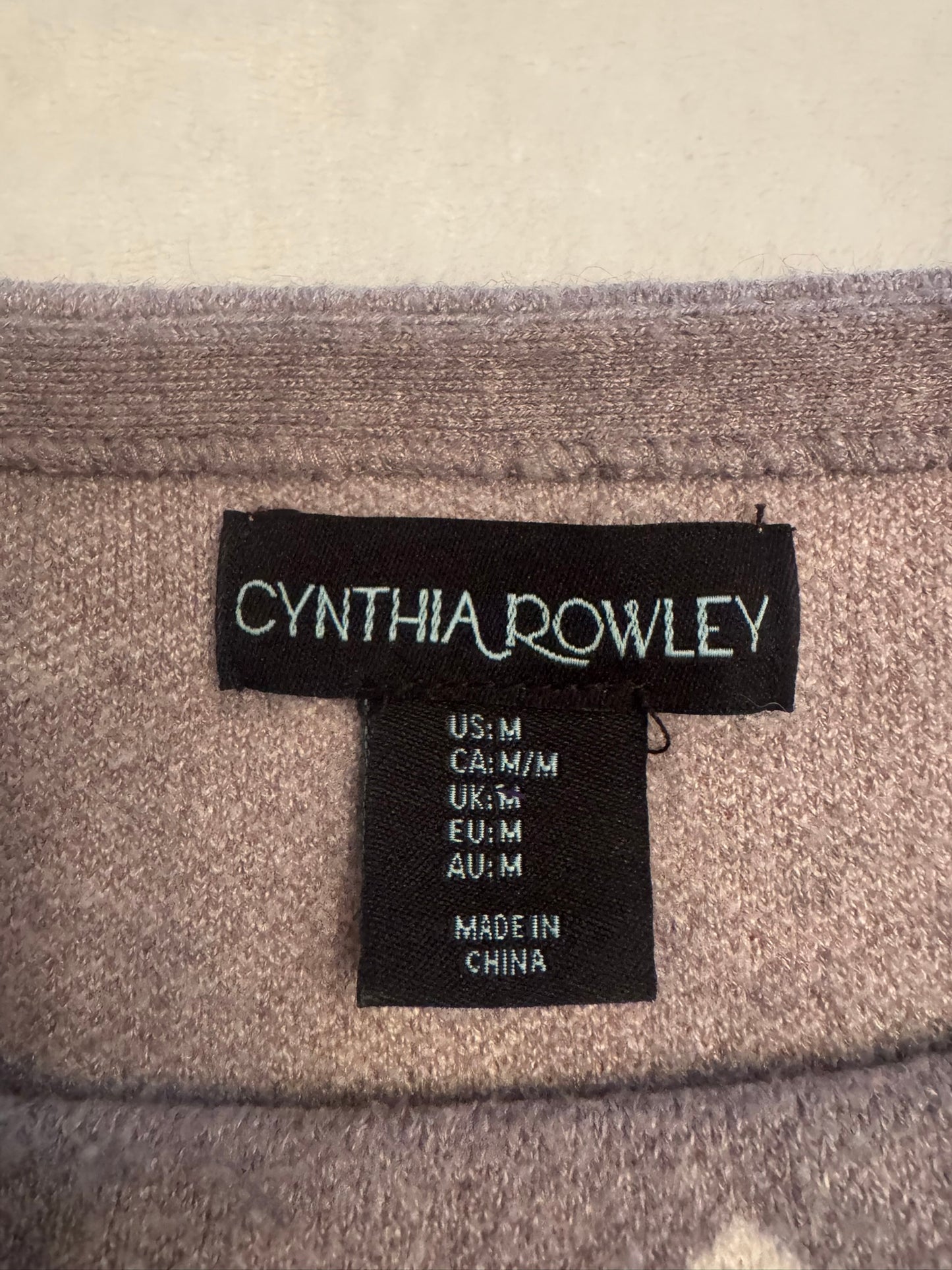 Cynthia Rowley Gray Polka Dot Sweater