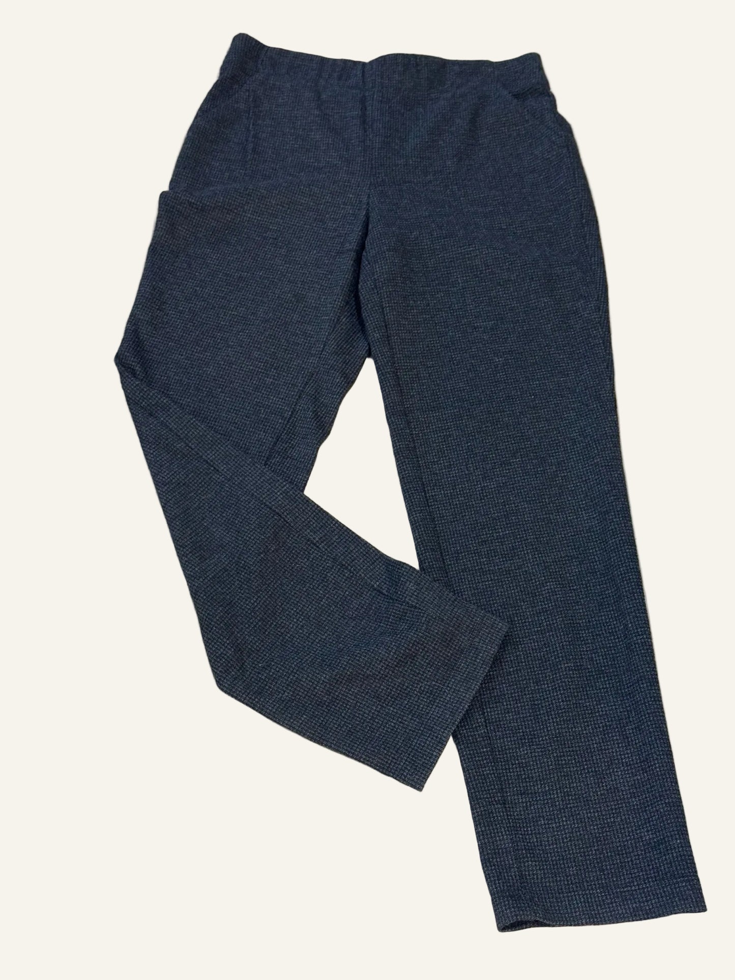 Max Studio Gray Women's Checkered Trousers