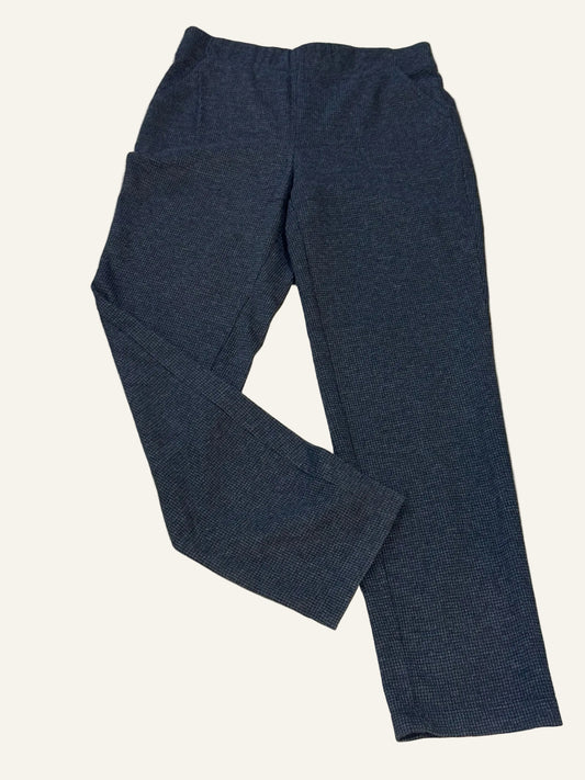 Max Studio Gray Women's Checkered Trousers