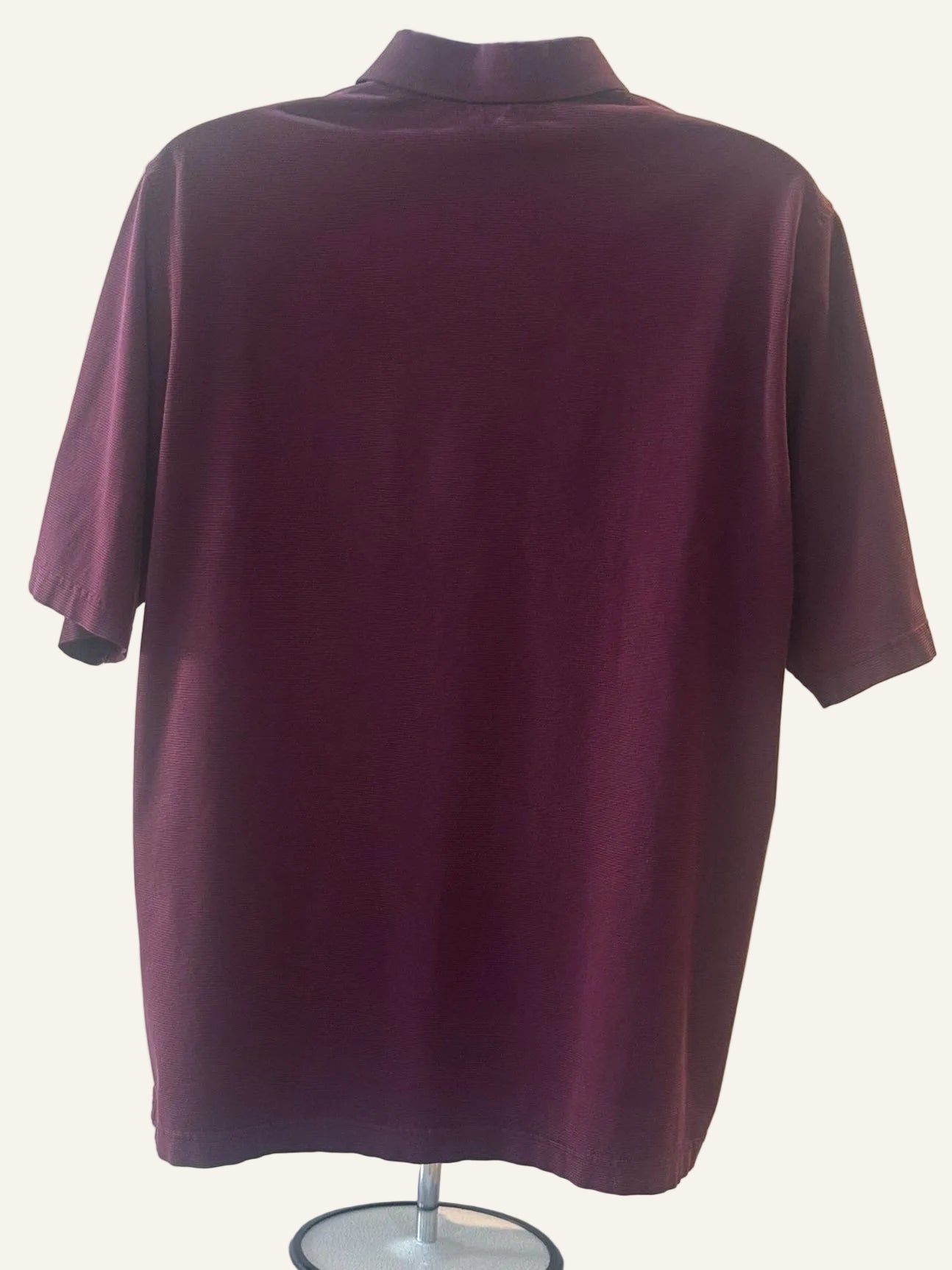 Carnoustie Striped Wine Polo Shirt