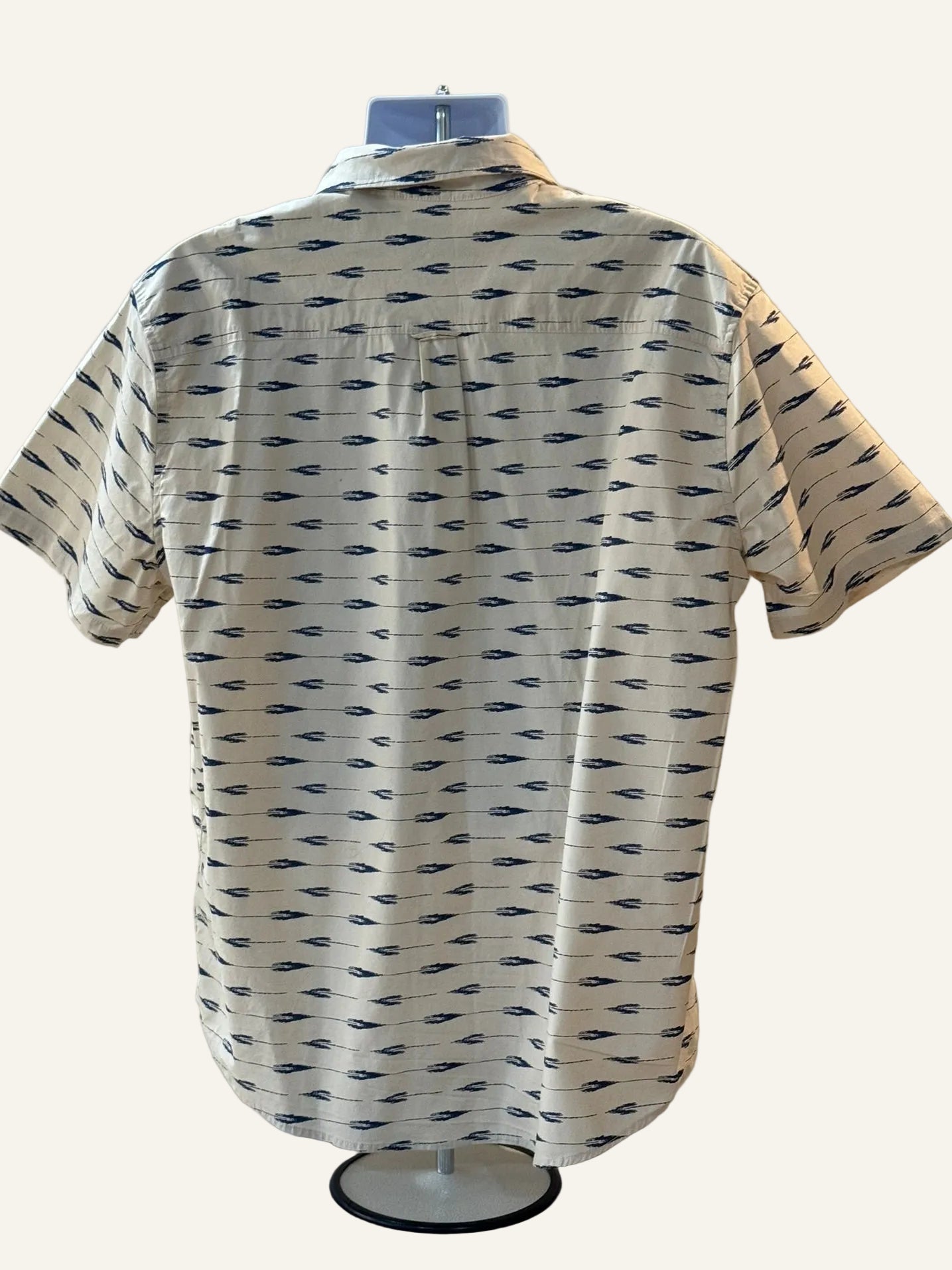 Lucky Brand Saturday Stretch Beige Shirt