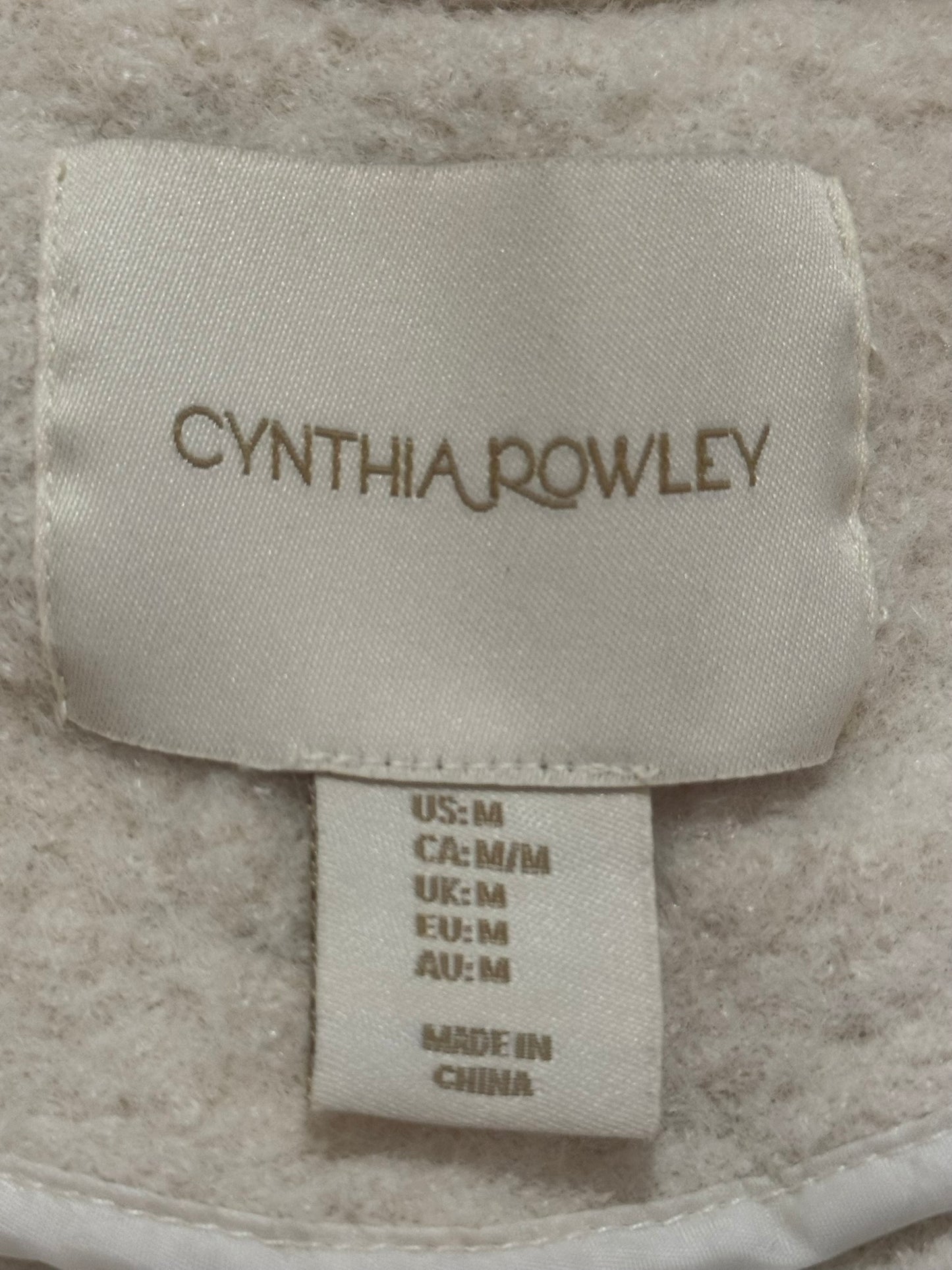 Cynthia Rowley Beige Wool Blend Jacket