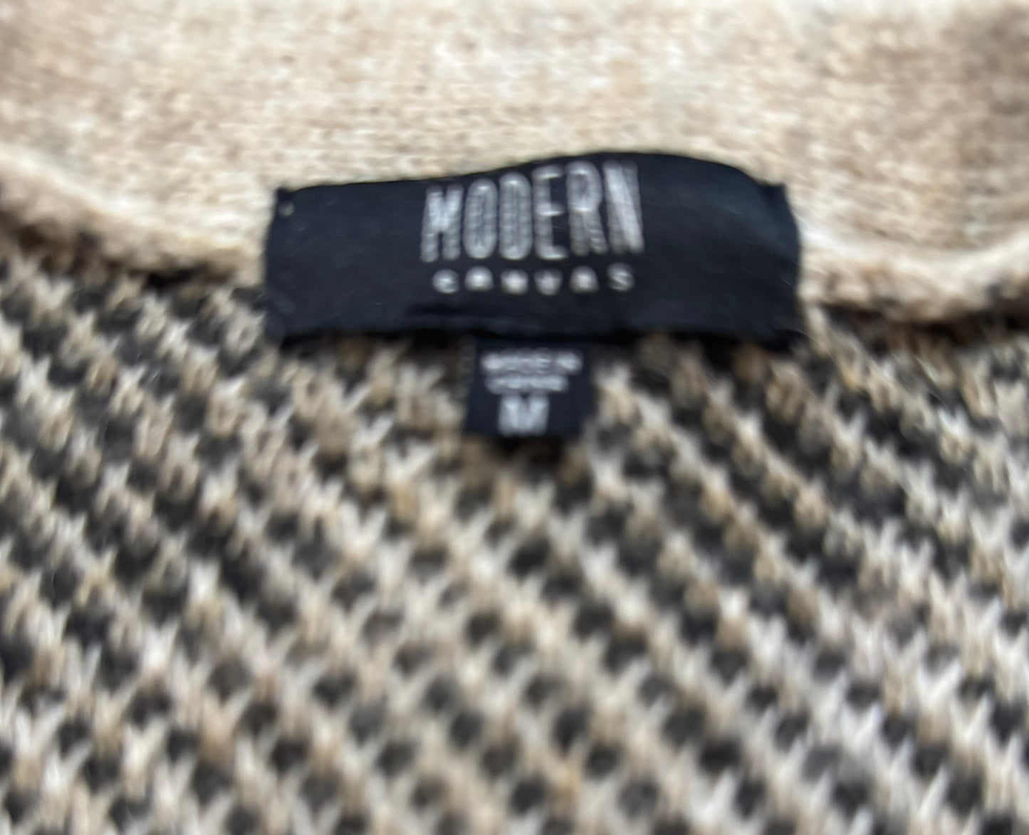 Modern Canvas Gray Leopard Print Cardigan