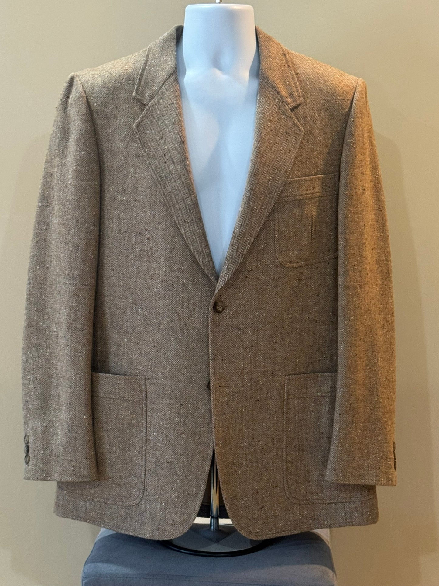Ruby by Jaymar Beige Herringbone Blazer