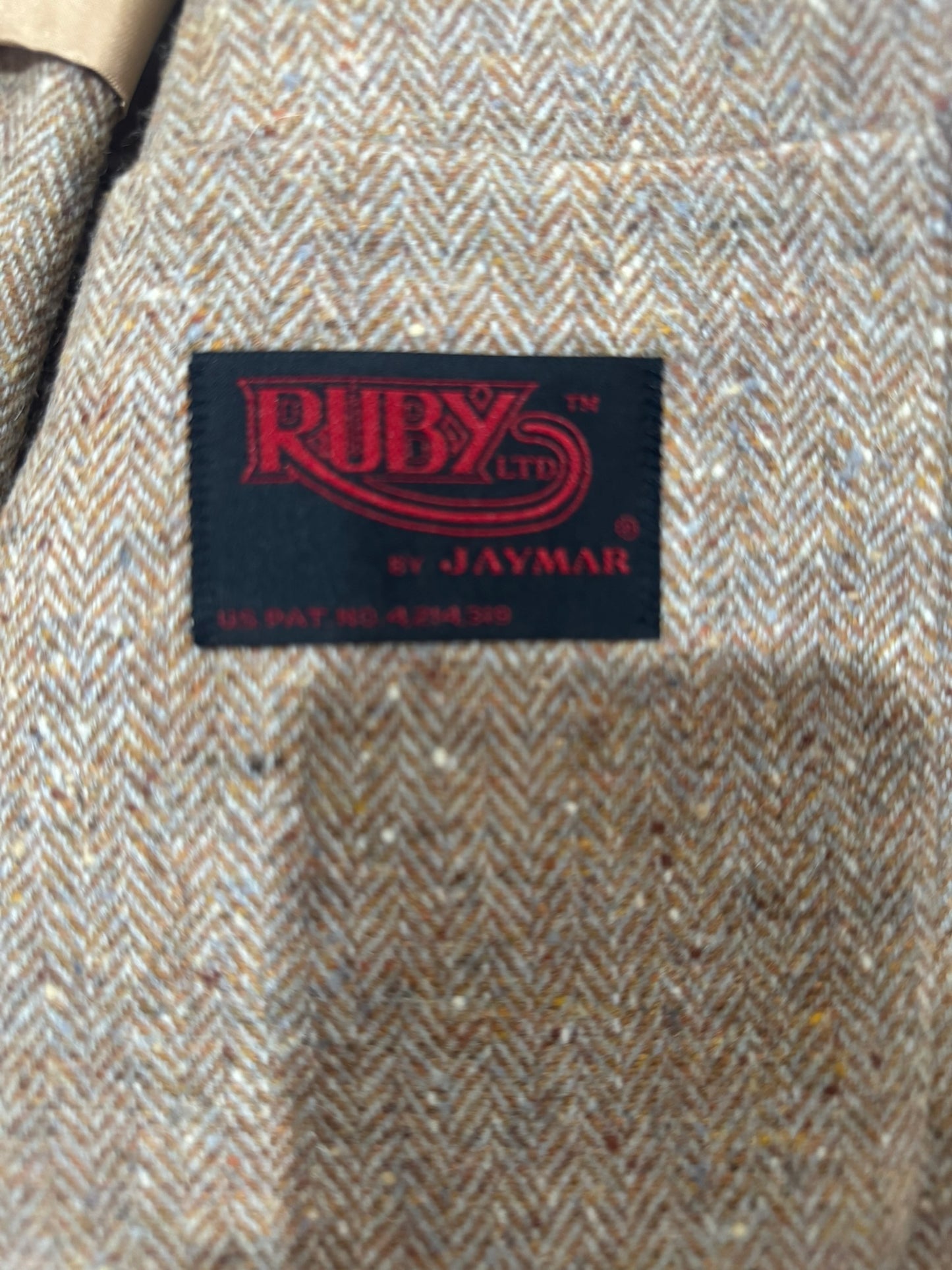 Ruby by Jaymar Beige Herringbone Blazer
