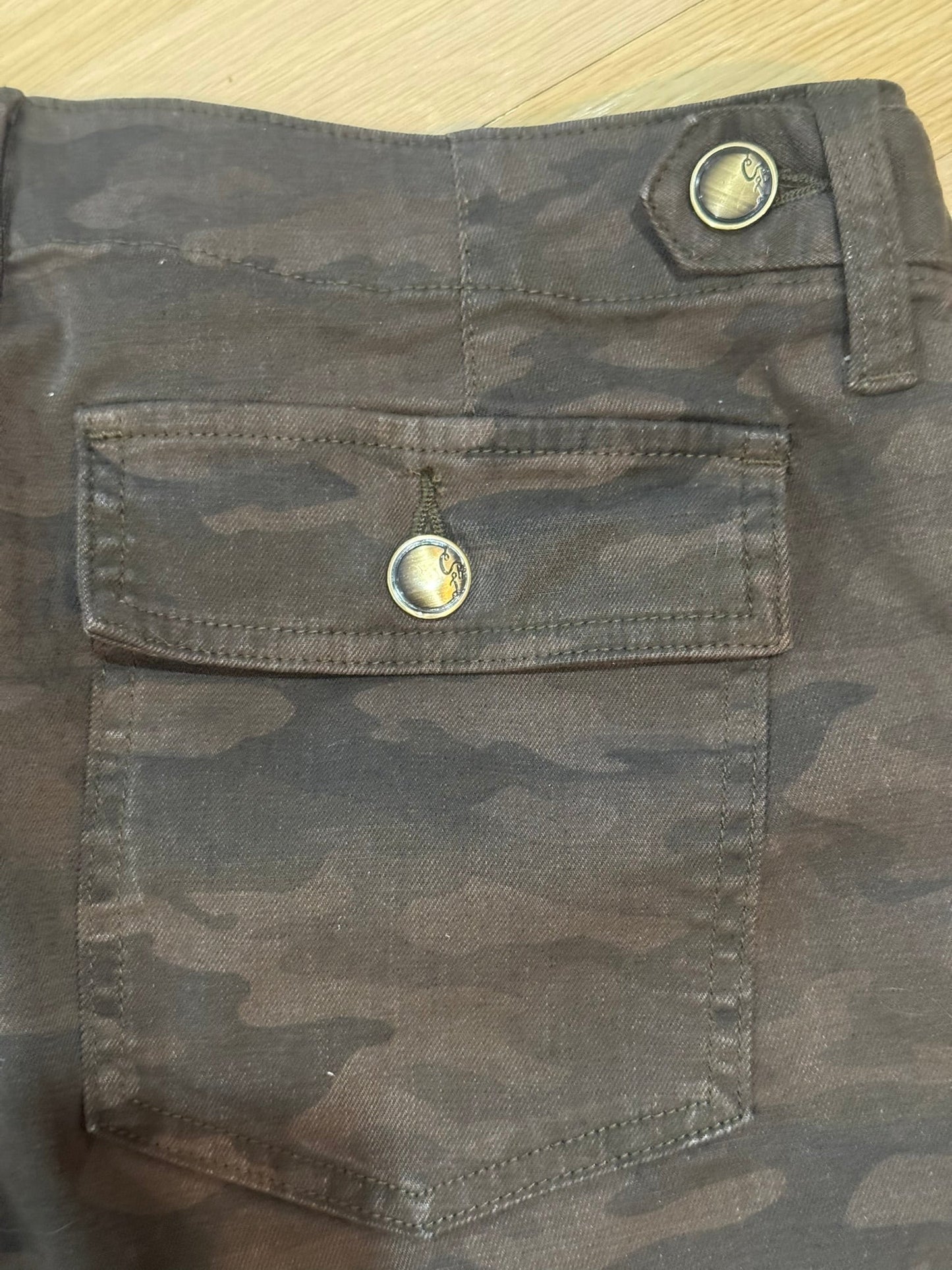 Cosmic Blue Love Brown Camouflage Pants