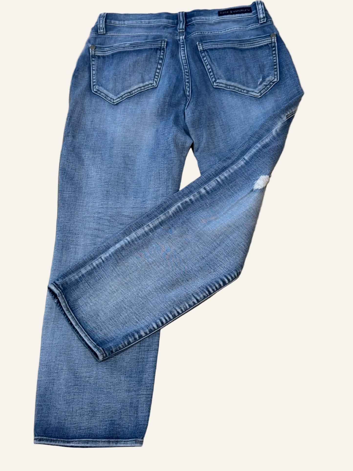 Rock & Republic Distressed Blue Denim Jeans
