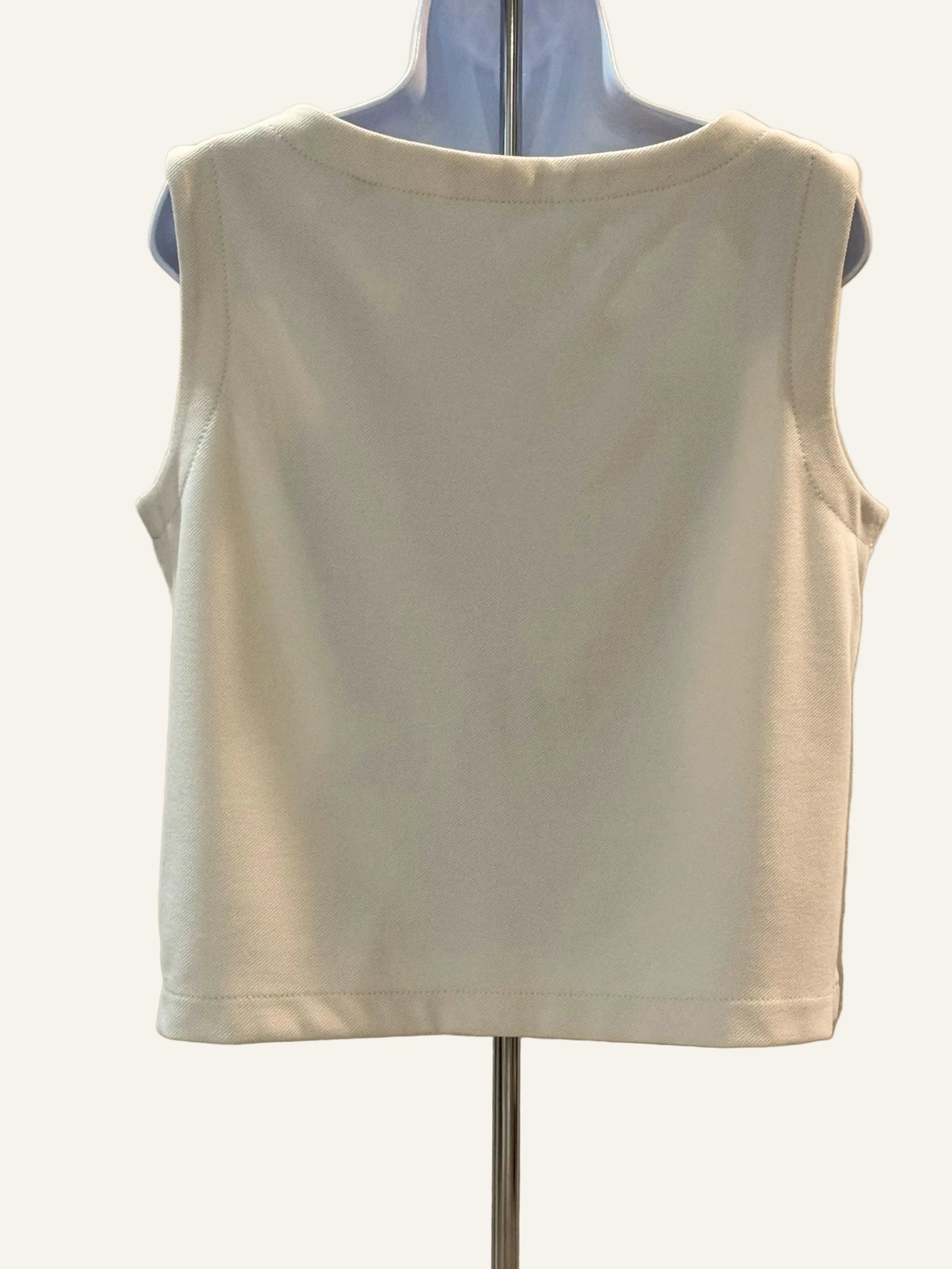 Max Studio London Cream Sleeveless Stop