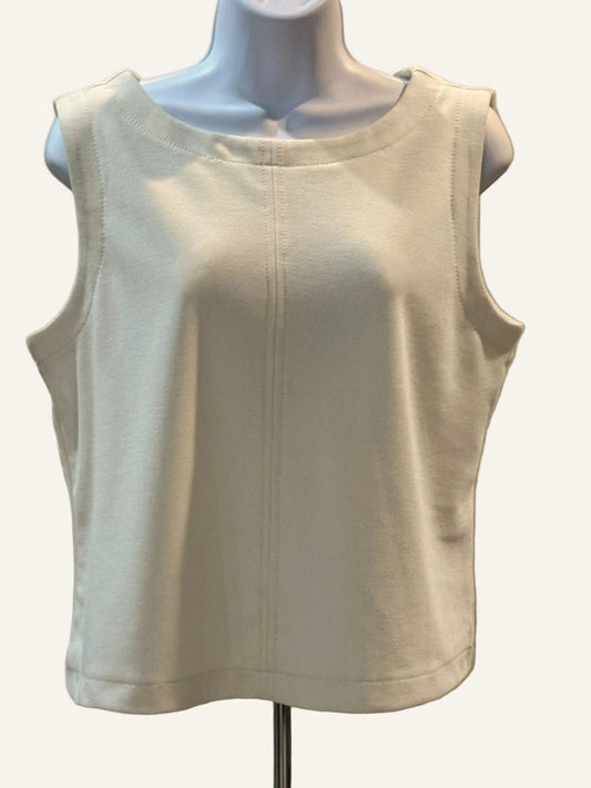 Max Studio London Cream Sleeveless Stop
