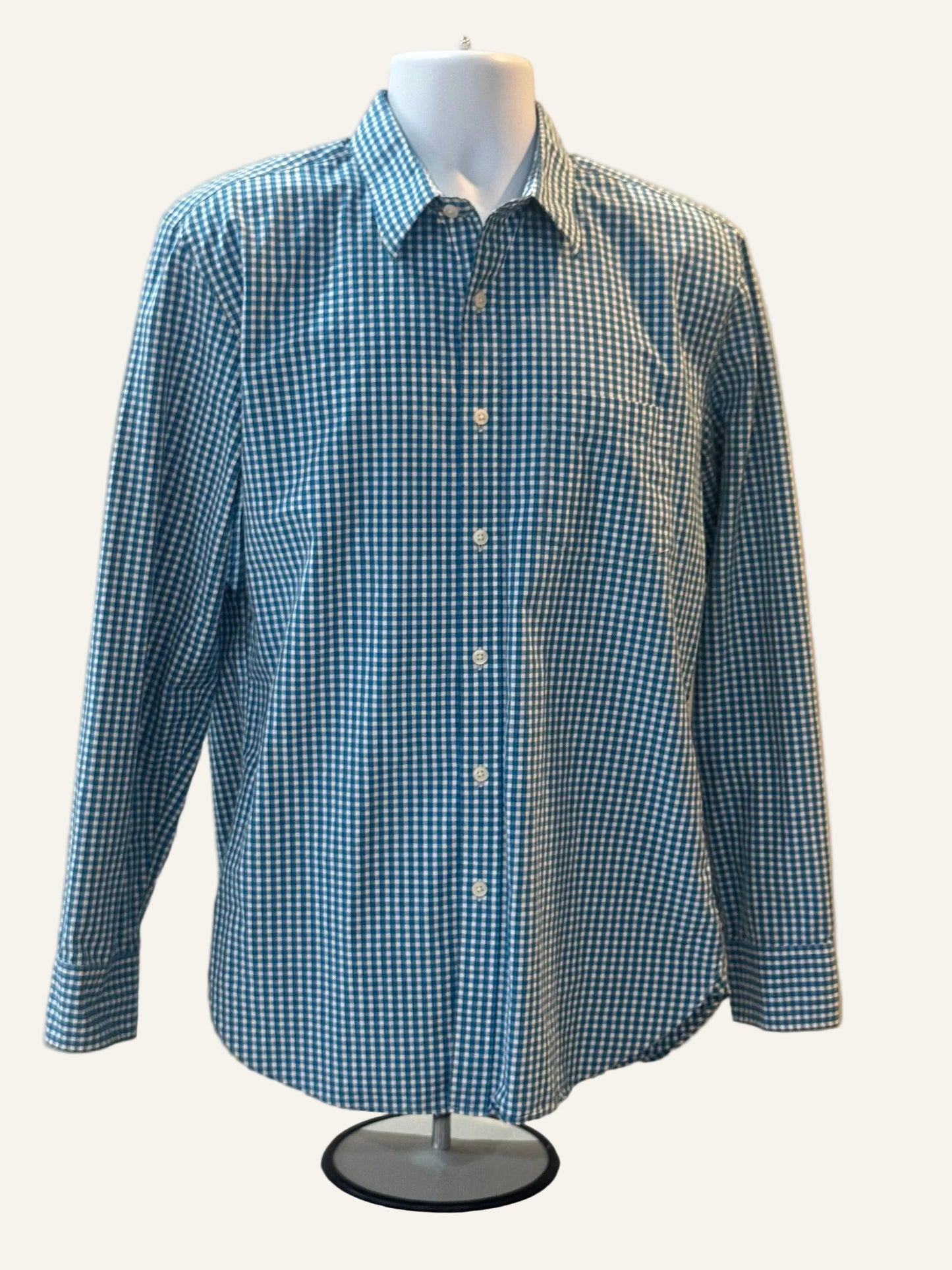 J.Crew Thompson Blue Checkered Shirt