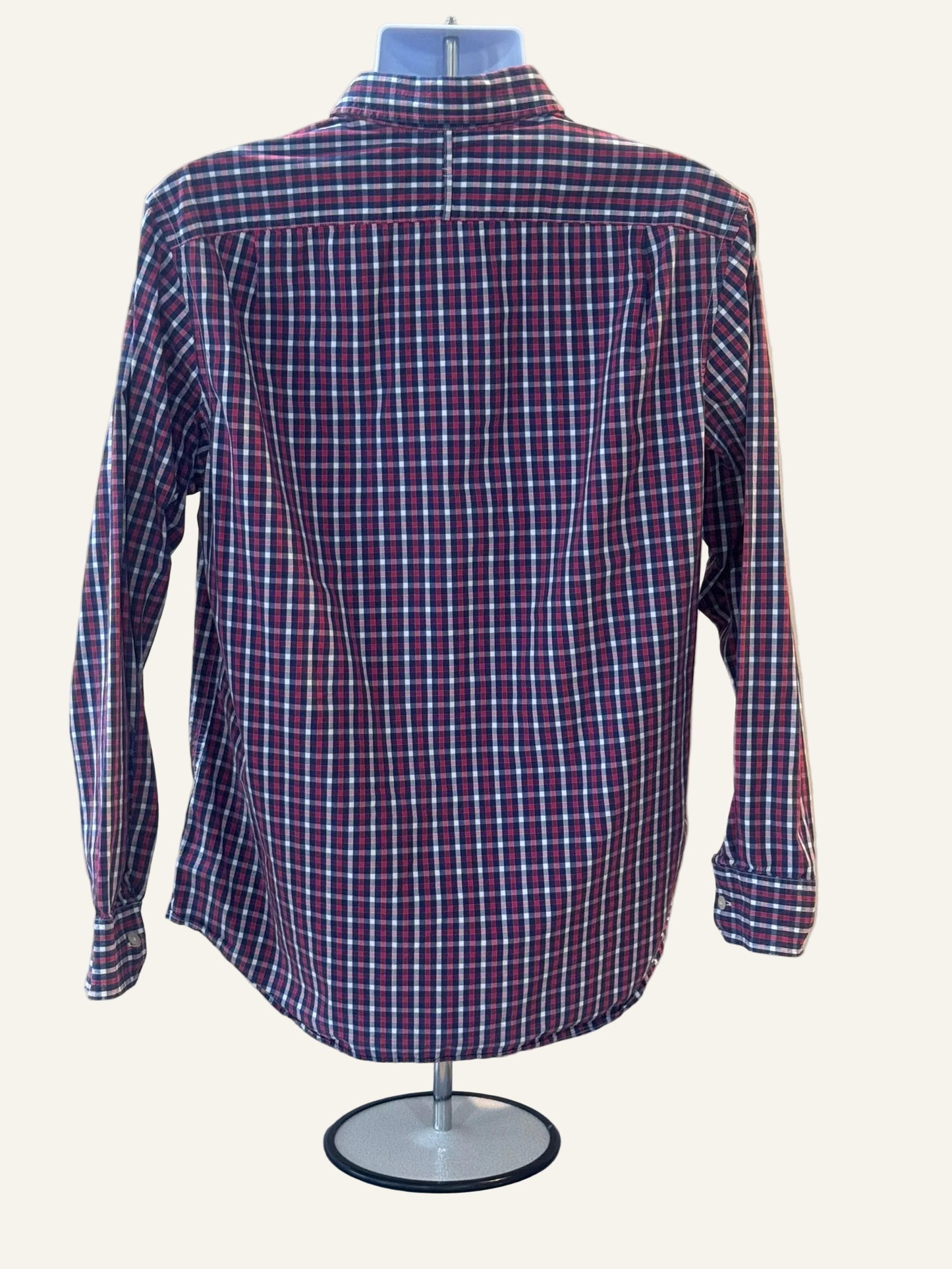 Banana Republic Blue Checkered Shirt