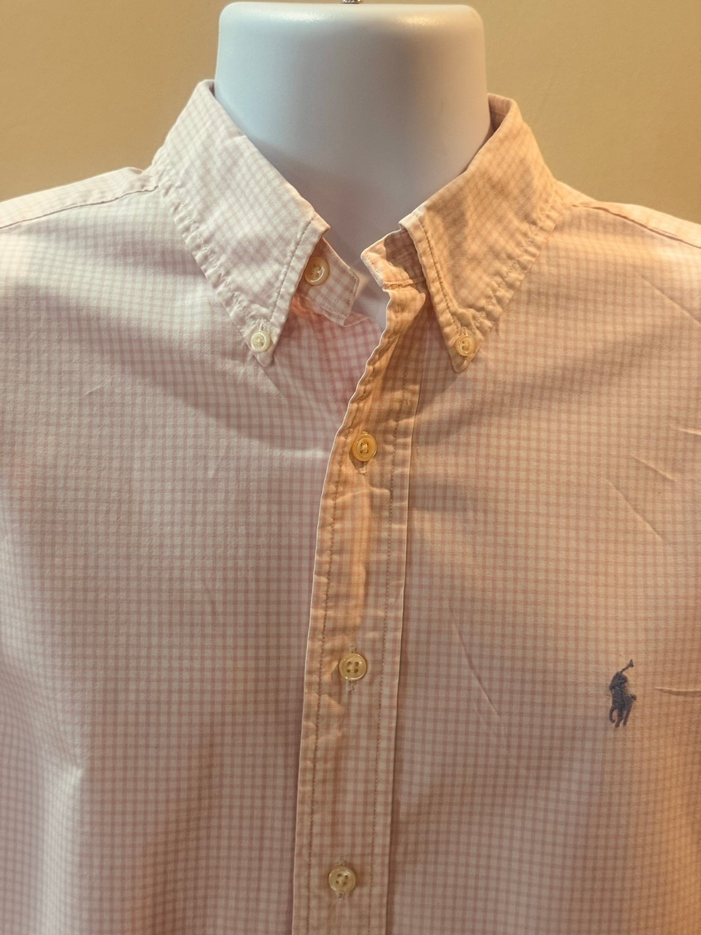 Ralph Lauren Pink Gingham Shirt